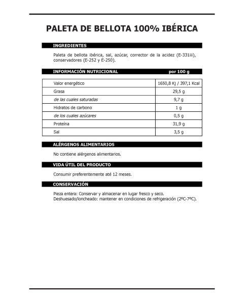 Paleta de Bellota 100% Ibérica-1