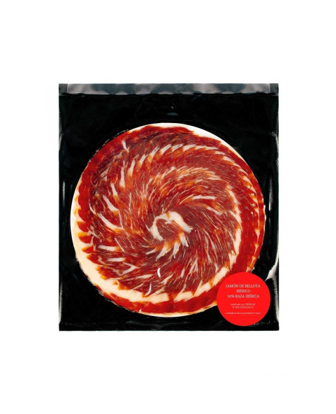 Jamón de Bellota Iberico 50% raza Iberica Cortado a Cuchillo