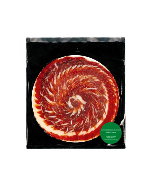 Jamon de Cebo de Campo Iberico 50% raza Iberica Cortado a Cuchillo