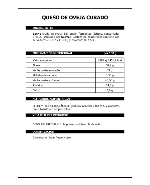 Queso Curado Gran Reserva Pata Negra 1KG-3